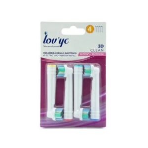 خرید و قیمت سری یدک مسواک برقی اورال بی Oral-B برند لاویک مدل 3D Clean بسته 4 عددی