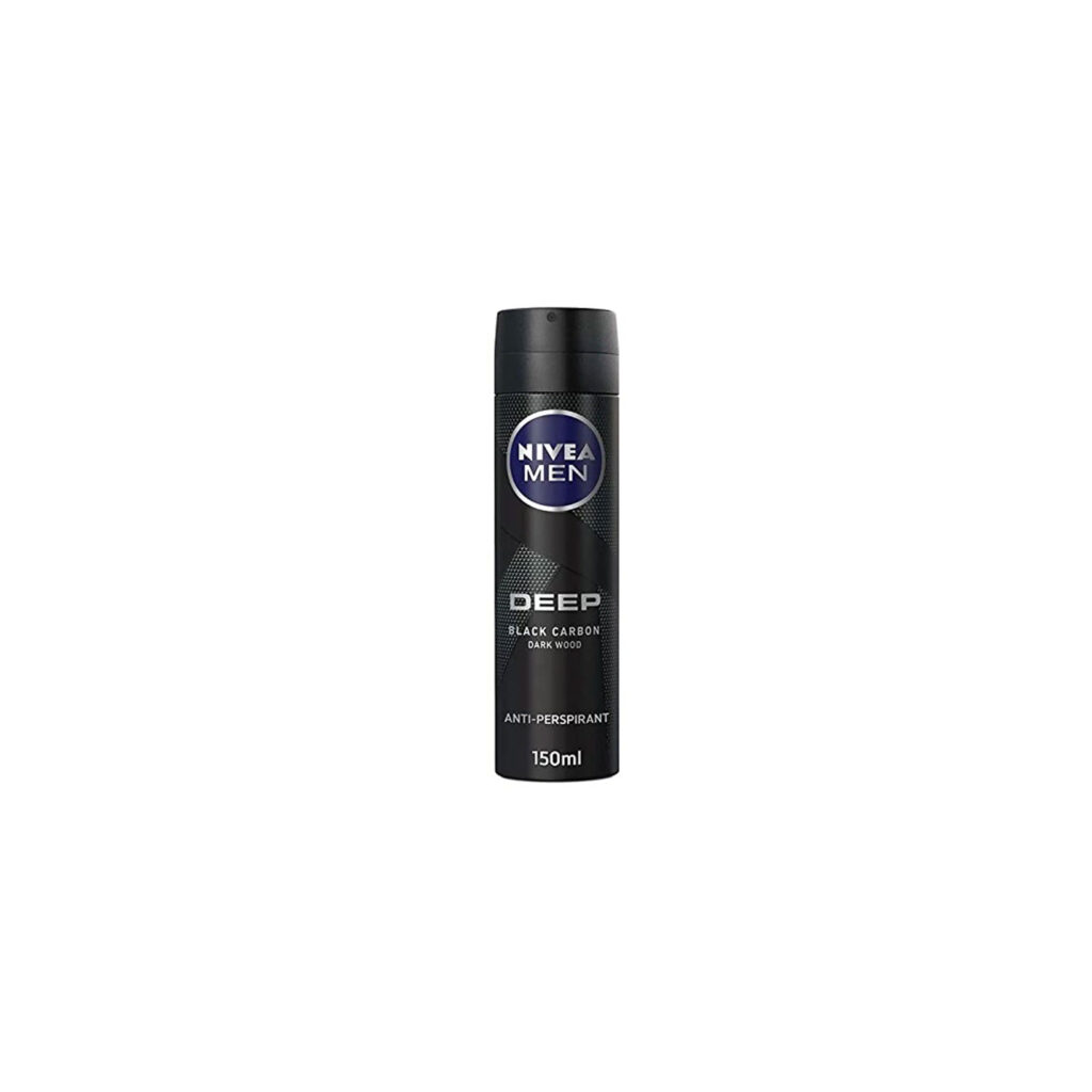 قیمت و خرید اسپری ضد تعریق نیوا Nivea مردانه مدل Deep Black Carbon حجم 150 میل