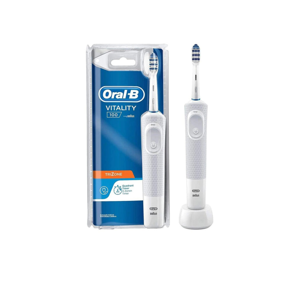 خرید و قیمت مسواک برقی اورال بی Oral-B مدل Vitality 100 با یدک Trizone