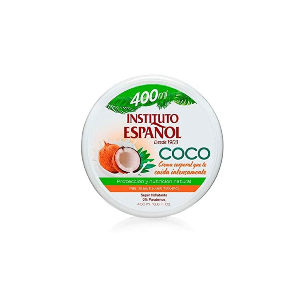 خرید و قیمت کرم مرطوب کننده دست و بدن انستیتو اسپانول Instituto Español نارگیل حجم 400 میل