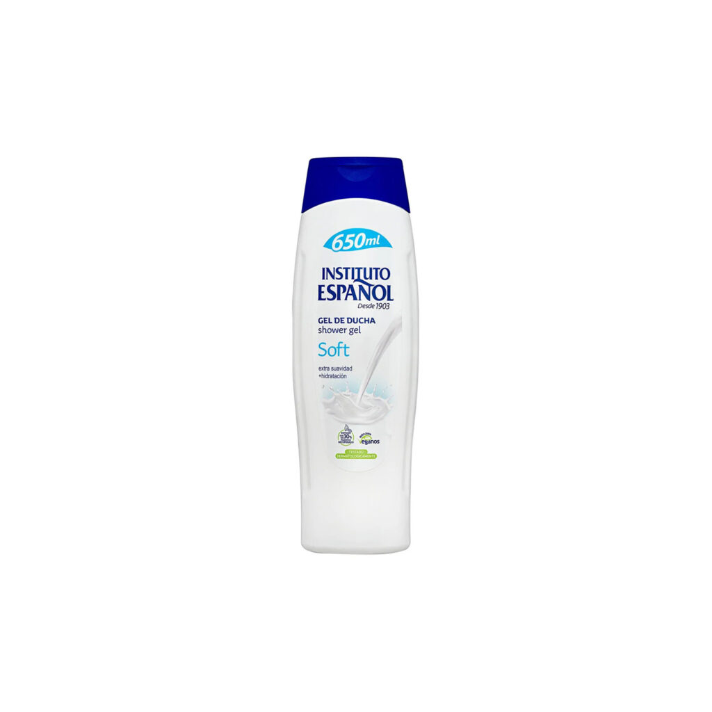 خرید و قیمت شامپو بدن پروتئین شیر اسپانول Instituto Espanol مدل Soft حجم 650 ml