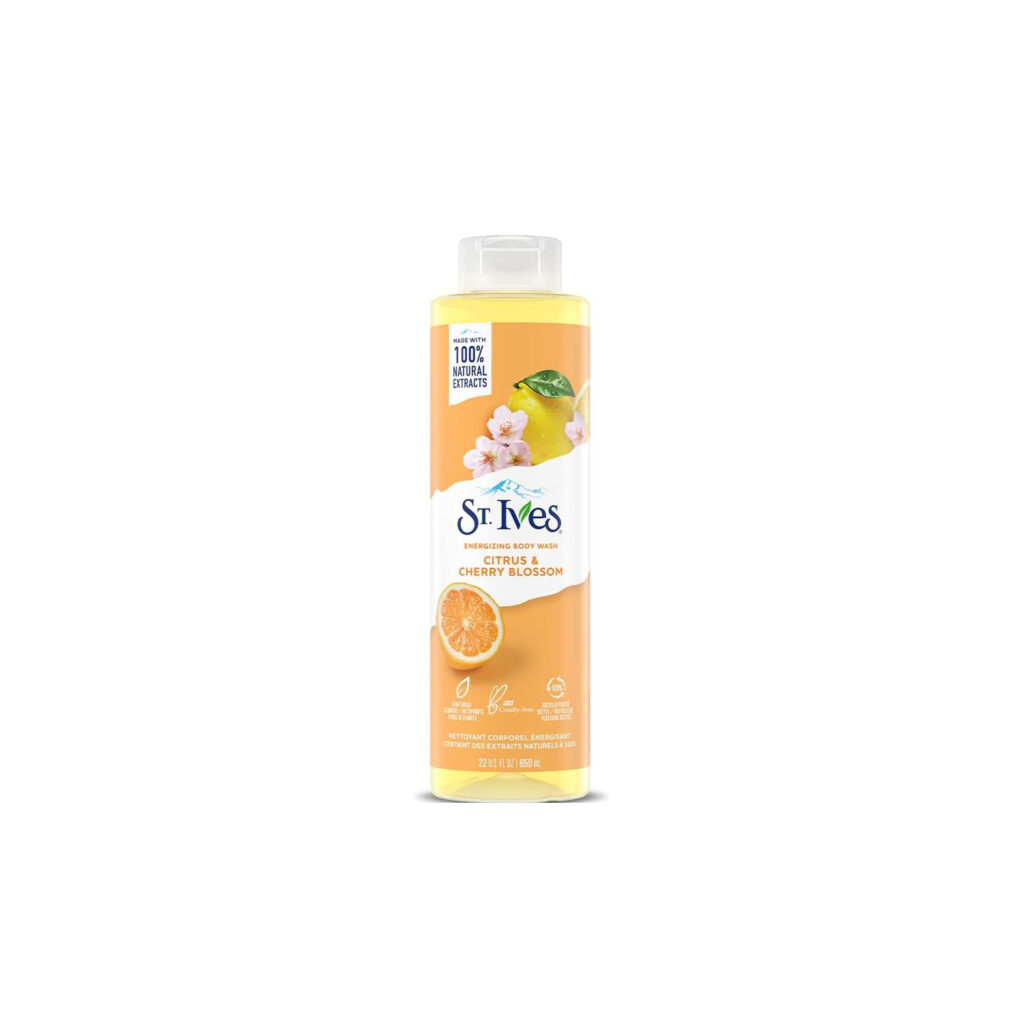 خرید و قیمت شامپو بدن اس تی ایوز St. Ives با رایحع مرکبات طبیعی و شکوفه های گیلاس حجم 650 ml