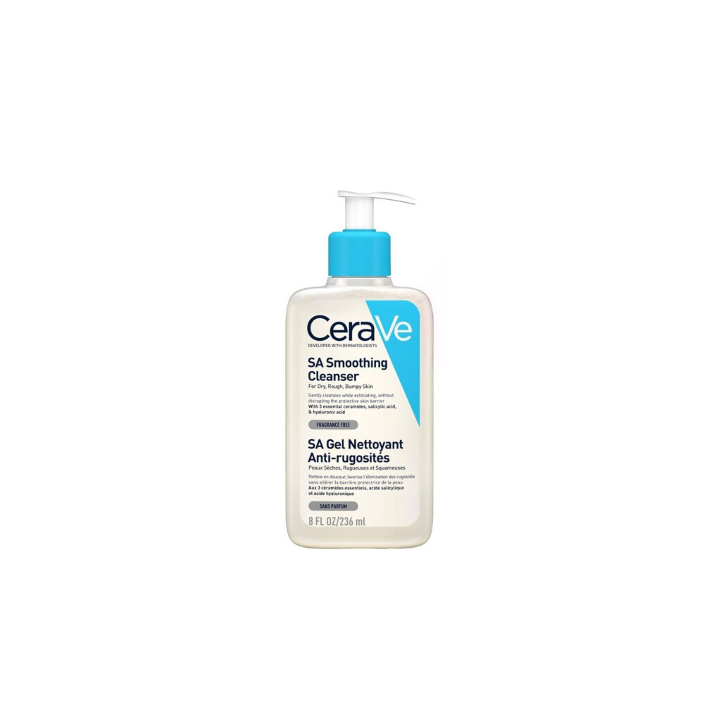 خرید و قیمت ژل شستشو سراوی Cerave مدل SA Smoothing Cleanser پوست خشک و زبر حجم 236 میل